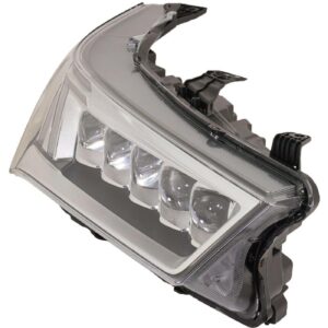 Head Lamp Passenger Side Acura Mdx 2017-2020 Led Without Auto Level Control High Quality , AC2503130