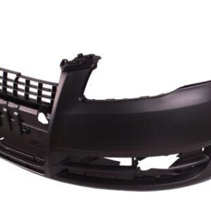Bumper Front Audi A4 Cabrio / Convertible 2007-2009 Without Headlamp Wash Hole Without Sprt Pkg Primed , AU1000142