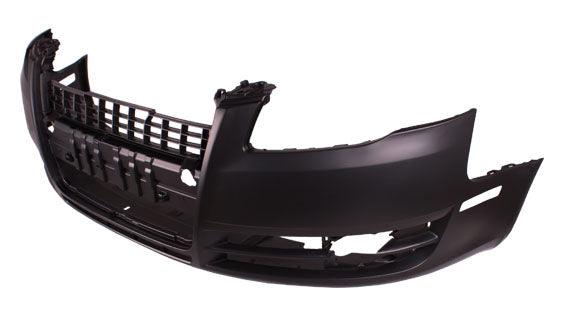 Bumper Front Audi A4 Cabrio / Convertible 2007-2009 Without Headlamp Wash Hole Without Sprt Pkg Primed , AU1000142