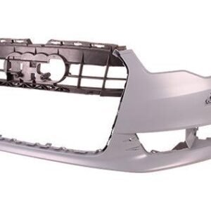 Bumper Front Audi A6 2012-2015 With Headlamp Wash Hole Without Sensor Hole Without S-Line Pkg Primed , AU1000207