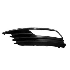 Fog Lamp Bezel Front Driver Side Audi A3 2015-2016 Without S Line Sedan/Conv Black , AU1038129