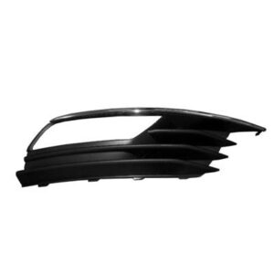 Fog Lamp Bezel Front Passenger Side Audi A3 2015-2016 Without S Line Sedan/Conv Black , AU1039129