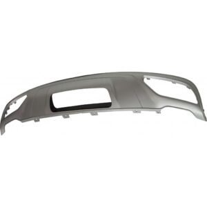 Valance Bumper Rear Audi Q5 2018-2020 Silve Rgray Use With Trailer Hitch , AU1195112