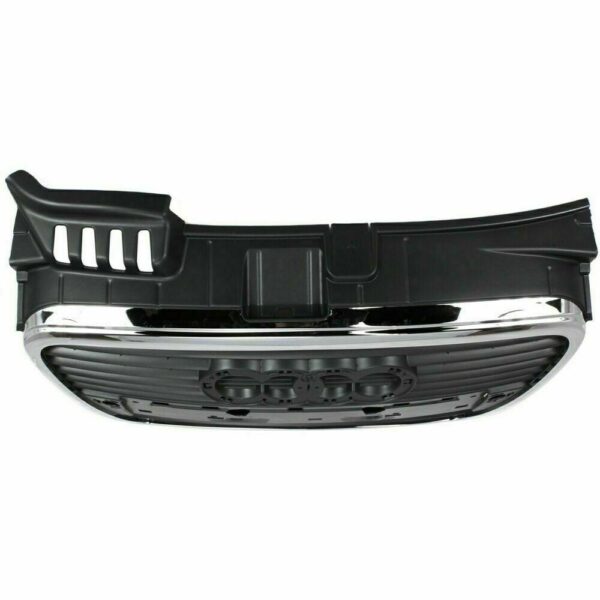 Grille Audi S4 Cabrio /Convertible 2007-2009 (Chrome/Primed-Black) Without S-Line Pkg , AU1200112 - Image 5