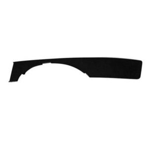 Fog Lamp Trim Front Upper Passenger Side Audi S4 Cabrio /Convertible 2007-2009 Without Sprt Pkg Matte-Black , AU2601101