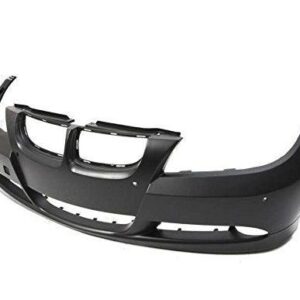 Bumper Front Bmw 3 Series Sedan 2006-2008 With Park Control Primed-Gray , BM1000178