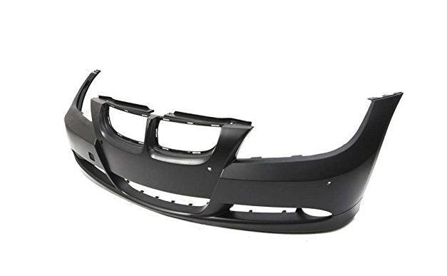 Bumper Front Bmw 3 Series Sedan 2006-2008 With Park Control Primed-Gray , BM1000178