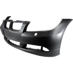 Bumper Front Bmw 3 Series Wagon 2006-2008 Without Sensor Hole With Headlamp Wash Hole Primed , BM1000179