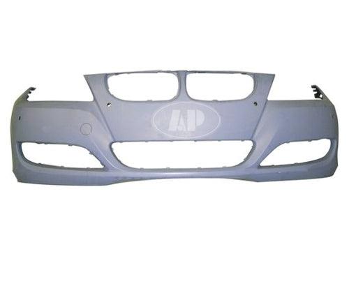 Bumper Front Bmw 3 Series Wagon 2009-2012 Primed With Sensor Hole Without Headlamp Wash Hole , BM1000210