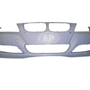 Bumper Front Bmw 3 Series Sedan 2009-2011 Primed With Sensor Hole Without Headlamp Wash Hole , BM1000210
