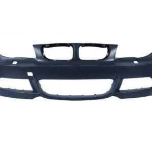 Bumper Front Bmw 1 Series 2008-2013 Primed With Wash Hole Without Sensor Hole With M Pkg Capa , BM1000224C