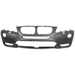 Bumper Front Bmw X3 2011-2014 Primed With Head Lamp Washer Without M Pkg Capa , BM1000253C