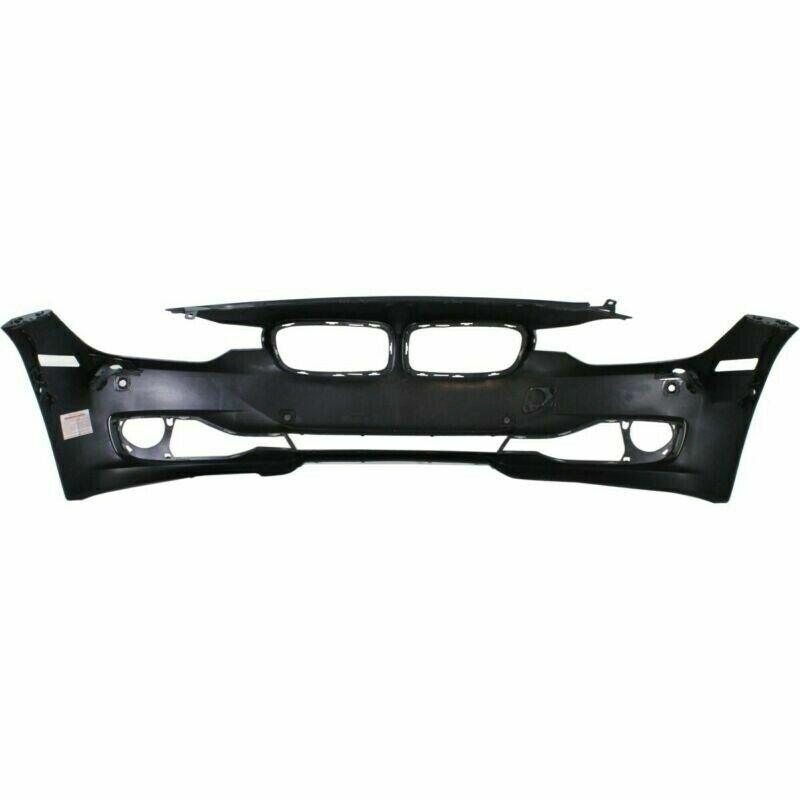 Bumper Front Bmw 3 Series Sedan 2012-2015 With Sensor/Wash/Cam Without Park Distance Control Without Moulding Hole Primed Capa , BM1000261C