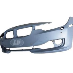 Bumper Front Bmw 3 Series Sedan 2012-2015 With Sensor/Wash/Cam Without Park Distance Control Without Moulding Hole Primed , BM1000261