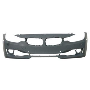 Bumper Front Bmw 3 Series Sedan 2012-2015 With Sensor/Cam/Park Distance Control Without Wash Hole Without Moulding Hole Primed , BM1000262