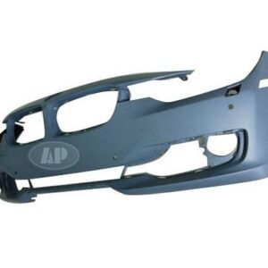 Bumper Front Bmw 3 Series Sedan 2012-2015 With Sensor/Wash/Aid Without Cam Hole With Moulding Hole Primed , BM1000268