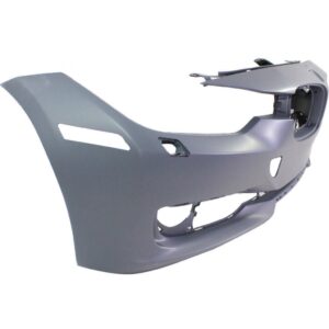 Bumper Front Bmw 3 Series Sedan 2012-2015 With Wash Without Sensor/Cam/Park Distance Control With Moulding Hole Primed Capa , BM1000271C