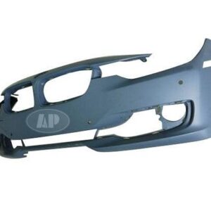 Bumper Front Bmw 3 Series Sedan 2012-2015 With Sensor/Cam/Park Distance Control Without Wash Hole With Moulding Hole Primed , BM1000272