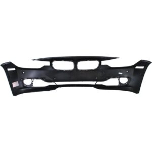 Bumper Front Bmw 3 Series Wagon 2014-2015 With Sensor Without Wash/Cam/Park Distance Control With Moulding Hole Primed Capa , BM1000275C