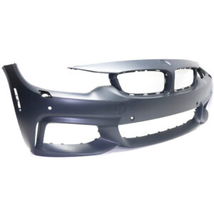 Bumper Front Bmw 4 Series 2014-2016 Primed With Washer/Camera/Park Assist/M-Pkg Without Park Aid Capa , Bm1000343C - Hunt Parts