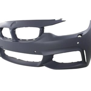 Bumper Front Bmw 428I 2014-2016 Primed With Washer/Pak Aid/Park Assist/M-Pkg Without Camera , BM1000344