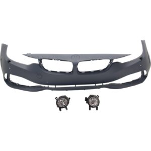 Bumper Front Bmw 428I 2015-2016 Primed Without Camera/M-Pkg With Park Assist/Washer/Park Distance , BM1000387