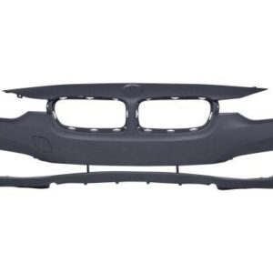Bumper Front Bmw 3 Series Wagon 2016-2019 Without Park Distance/Park Assist With Washer Base Model Without Lower Center Moulding Slot , BM1000426