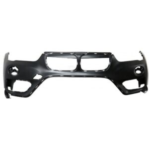 Bumper Upper Front Bmw X1 2016-2019 Primed With Sensor Without Washer/M-Pkg , BM1014101