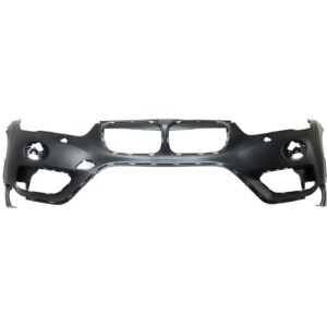 Bumper Upper Front Bmw X1 2016-2019 Primed Without Sensor/M-Pkg With Washer , BM1014102