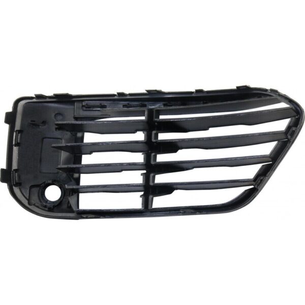 Grille Lower Driver Side Bmw X1 2016-2019 Ptd Black With Silver Moulding With Sensor X-Line Model , BM1038201 - Image 2