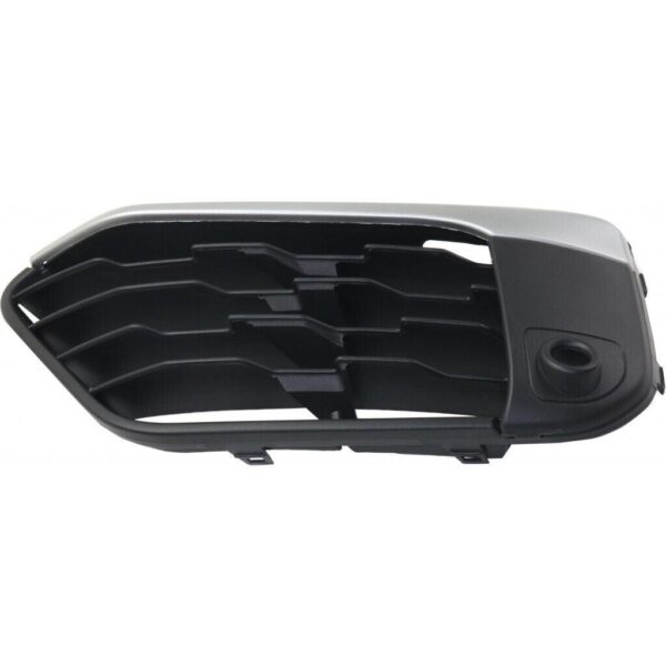 Grille Lower Driver Side Bmw X1 2016-2019 Ptd Black With Silver Moulding With Sensor X-Line Model , BM1038201 - Image 4