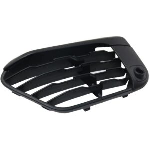 Grille Lower Driver Side Bmw X1 2016-2019 Matte Black With Sensor Base Model , BM1038204