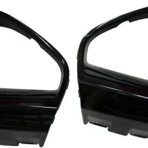 Bumper Air Duct Bezel Front Bmw 330I 2019-2021 Driver Side Sport Model Without M-Pkg Bright Black , BM1038219