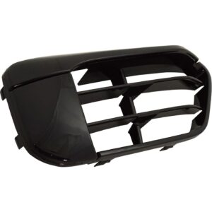 Grille Lower Passenger Side Bmw X1 2016-2019 Gloss Black Without Sensor/M-Pkg With Sport Open-Grid , BM1039199