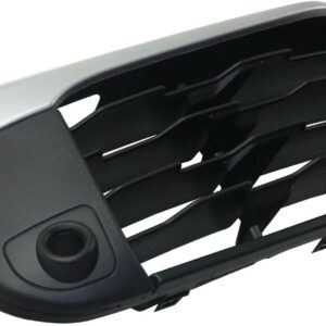Grille Lower Passenger Side Bmw X1 2016-2019 Ptd Black With Silver Moulding With Sensor X-Line Model , BM1039201