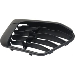 Grille Lower Passenger Side Bmw X1 2016-2019 Matte Black Without Sensor Base Model , BM1039203