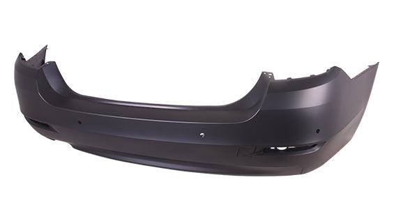 Bumper Rear Bmw 5 Series 2014-2016 Primed 528 Sedan Std Without Chrome With Sensor Hole , BM1100322