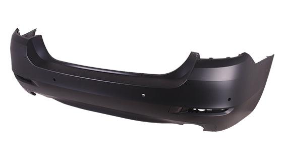 Bumper Rear Bmw 5 Series 2014-2016 Primed 535 Sedan Std Without Chrome With Sensor Hole , BM1100331