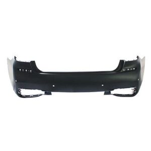 Bumper Rear Bmw 7 Series 2016-2019 Primed With M Pkg/4 Sensor Hole Sedan , BM1100356
