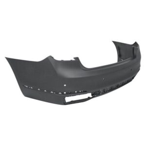 Bumper Rear Bmw 7 Series 2016-2019 Primed Without M-Pkg/ 2 Park Control Holes With 4 Park Assist , BM1100358