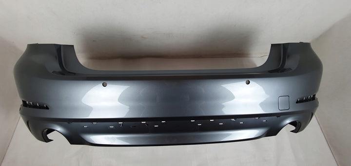 Bumper Rear Bmw 5 Series 2017-2019 Primed With Park Assist/Park Distance/ Trim Lines (For 530 Series Without M-Pkg) , BM1100377