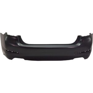 Bumper Rear Bmw 5 Series 2017-2019 Primed Without Park Assist With Trim Lines (For 540 Series Without M-Pkg) Capa , BM1100381C