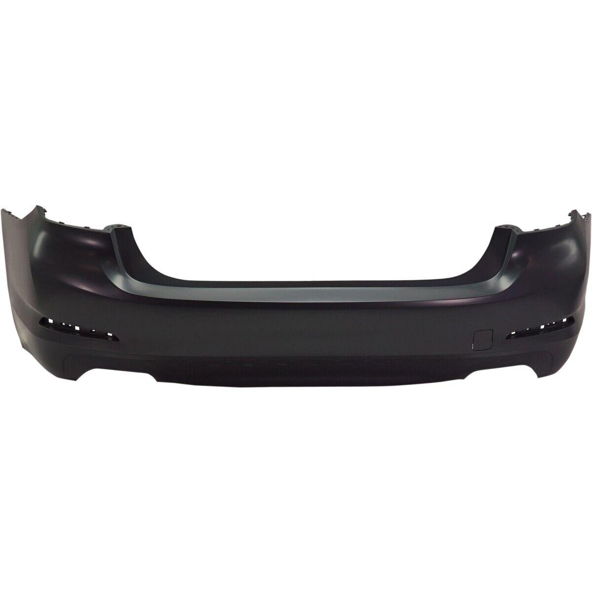 Bumper Rear Bmw 5 Series 2017-2019 Primed Without Park Assist With Trim Lines (For 540 Series Without M-Pkg) Capa , BM1100381C