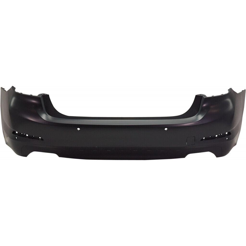 Bumper Rear Bmw 5 Series 2017-2019 Primed Without Park Assist With Park Distance/Trim Lines (For 540 Series Without M-Pkg) Capa , BM1100382C