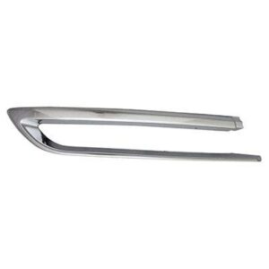 Bumper Moulding Rear Driver Side Bmw 5 Series 2014-2016 Without M Pkg With Luxury Line Chrome , BM1146114