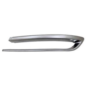 Bumper Moulding Rear Passenger Side Bmw 5 Series 2014-2016 Without M Pkg Modern Line Chrome/Silver , BM1147113