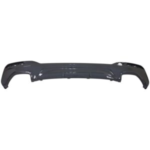 Valance Rear Lower Bmw 5 Series 2021-2023 Bright Gray With Tow Hook , Bm1195166 - Hunt Parts