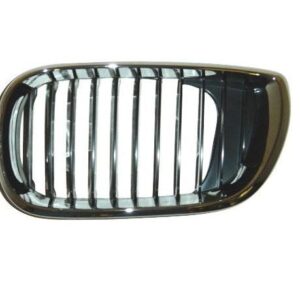 Grille Driver Side Bmw 3 Series Sedan 2002-2005 Chrome/Black , BM1200126