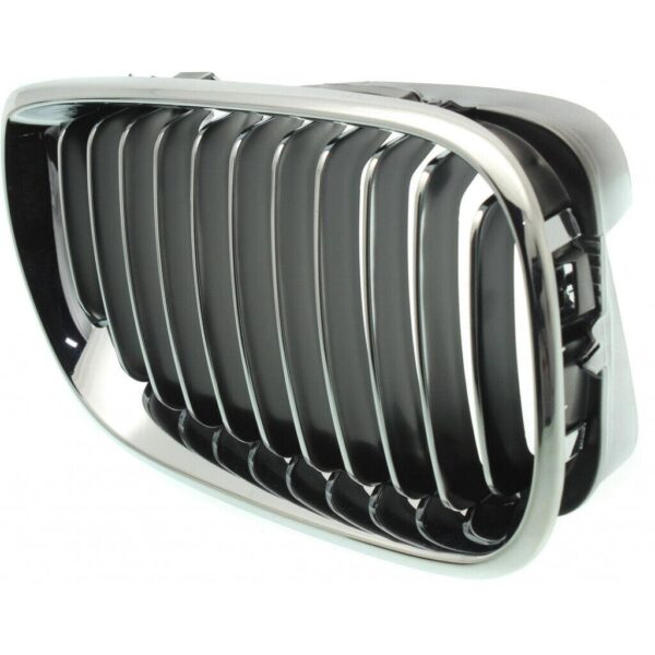 Grille Passenger Side Bmw 3 Series Wagon 2002-2005 Chrome.Black , BM1200129 - Image 3