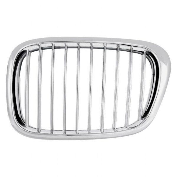 Grille Driver Side Bmw 5 Series 2001-2003 Chrome/Black 540 , BM1200136 - Image 2